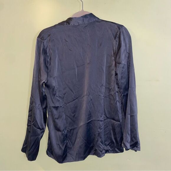 SKIMS Silk Sleep Top Gunmetal Gray Size XS - Picture 2 of 3